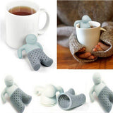 High Quality Silicone Cute Mr Relax Buddy Tea Infuser